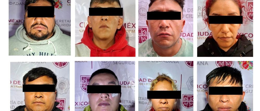 Detienen a ocho presuntos narcomenudistas tras operativos en Benito Juárez y Miguel Hidalgo