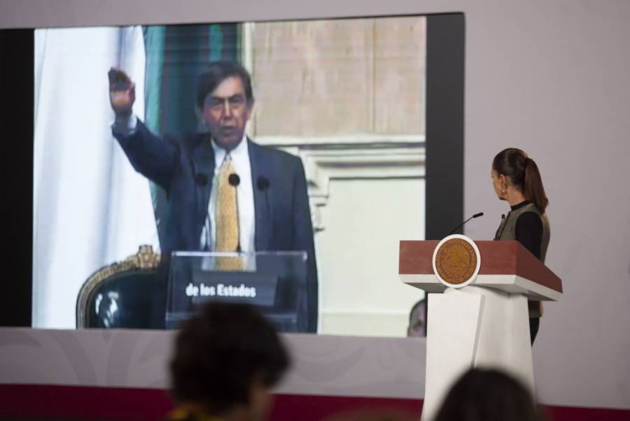 Claudia Sheinbaum acude al Panteón Francés para despedir a Cuauhtémoc Cárdenas