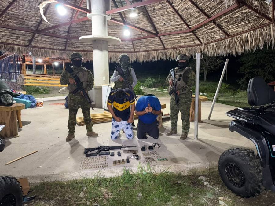 Ejército de Ecuador toma control de hacienda vinculada al CJNG y detiene a dos personas en Guayas