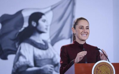 Anuncia la Presidenta que bajó la inseguridad en México.