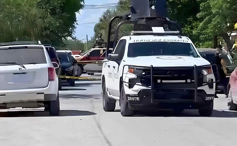 Tras tirotearse con las FA, dos delicuentes se rindieron y fueron detenidos en Matamoros, Tam.