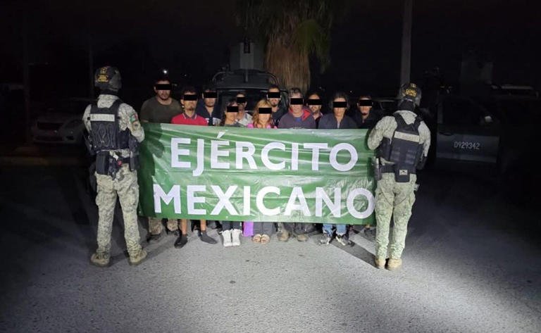 Ejército y Guardia Nacional liberan 11 personas privadas de la libertad en Nuevo Laredo
