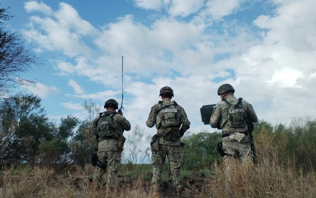 Con 500 soldados, GN y 2 helicópteros activan la “Operación Espejo” en la “frontera chica” de Tamaulipas con Texas.