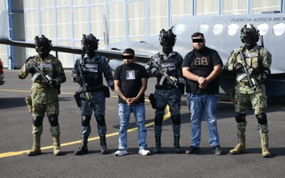 Capturan las FA en Matamoros, Tam. a “El Axel” con un gatillero. Es hijo del jefe de “Los Ciclones”, célula del Cartel del Golfo.