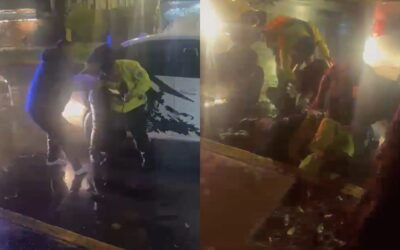 Golpean a agentes de Tránsito en CDMX; responsables ya fueron detenidos