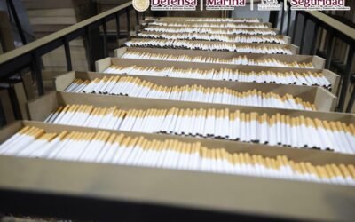 Aseguran 60 toneladas de cigarros apócrifos y detienen a tres personas en Huixquilucan