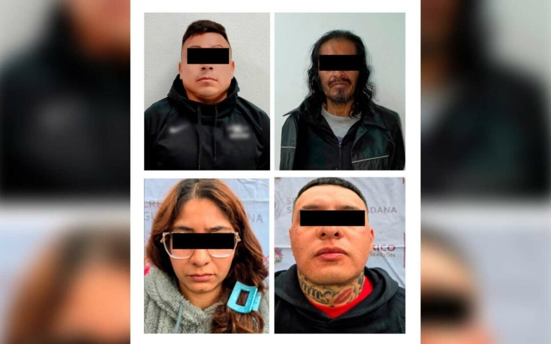 Detienen a cuatro personas y aseguran 409 dosis de posible droga en tres alcaldías de CDMX