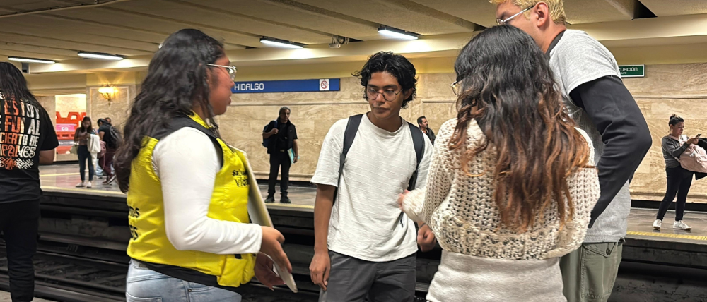 Se han evitado 950 suicidios en el Metro con el Programa Salvando Vidas desde 2023.