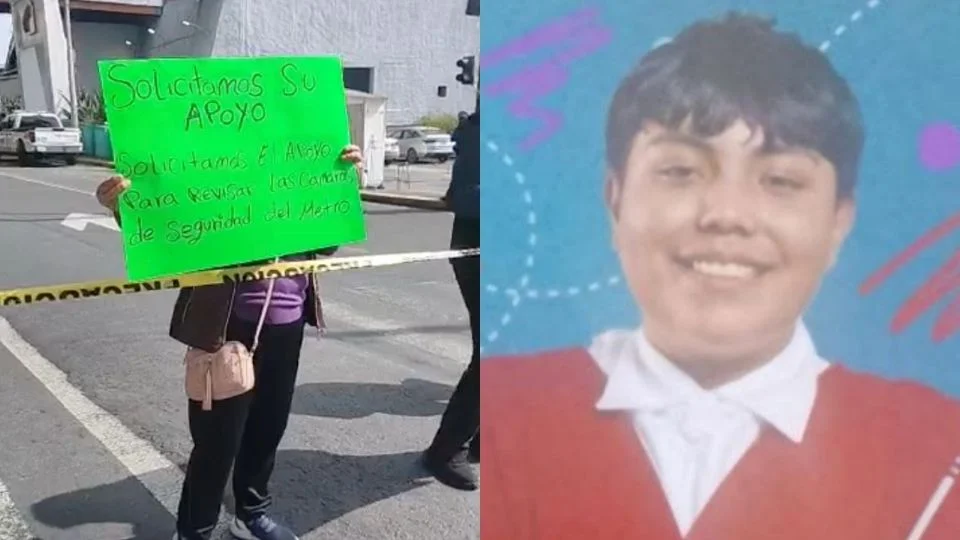 Bloqueo en CDMX por la desaparición de niño de 13 años; exigen acceso a las cámaras del Metro