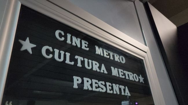 Cine del Metro ofrecerá películas y cortometrajes gratuitos durante octubre en la estación Zapata