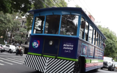 Alcaldía Benito Juárez pone en marcha ‘Tranvía BJ’; dará recorridos turísticos gratuitos